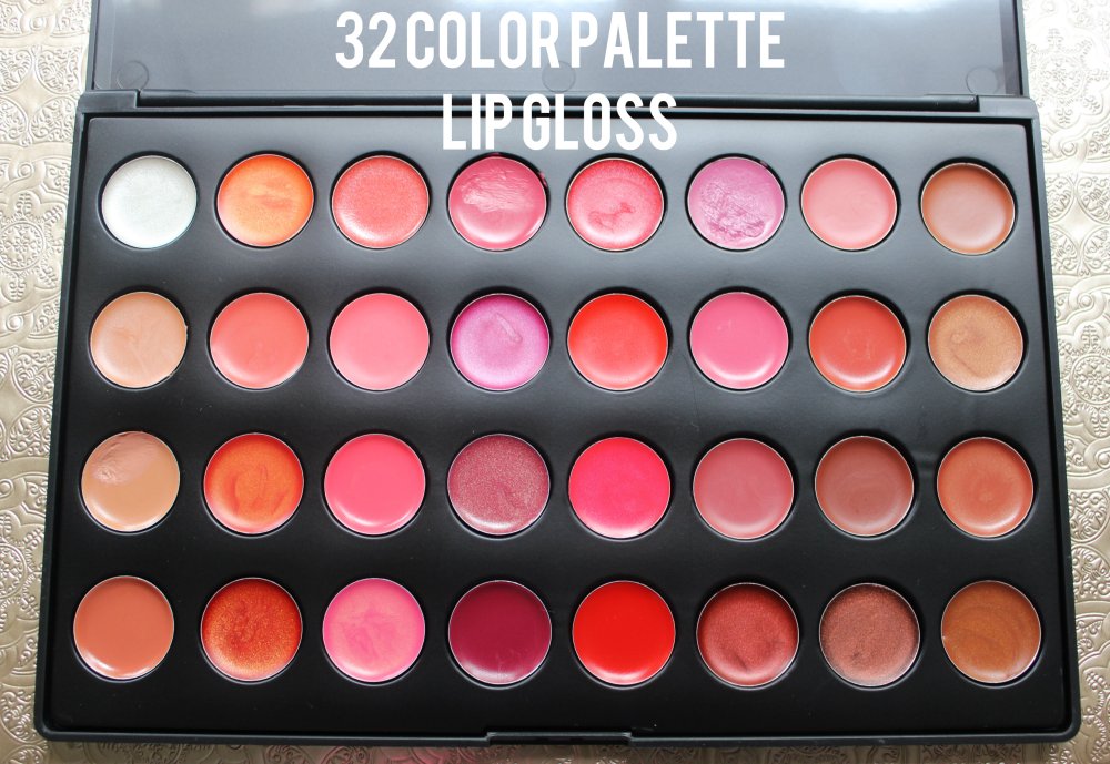 32 Color Lip Gloss Palette