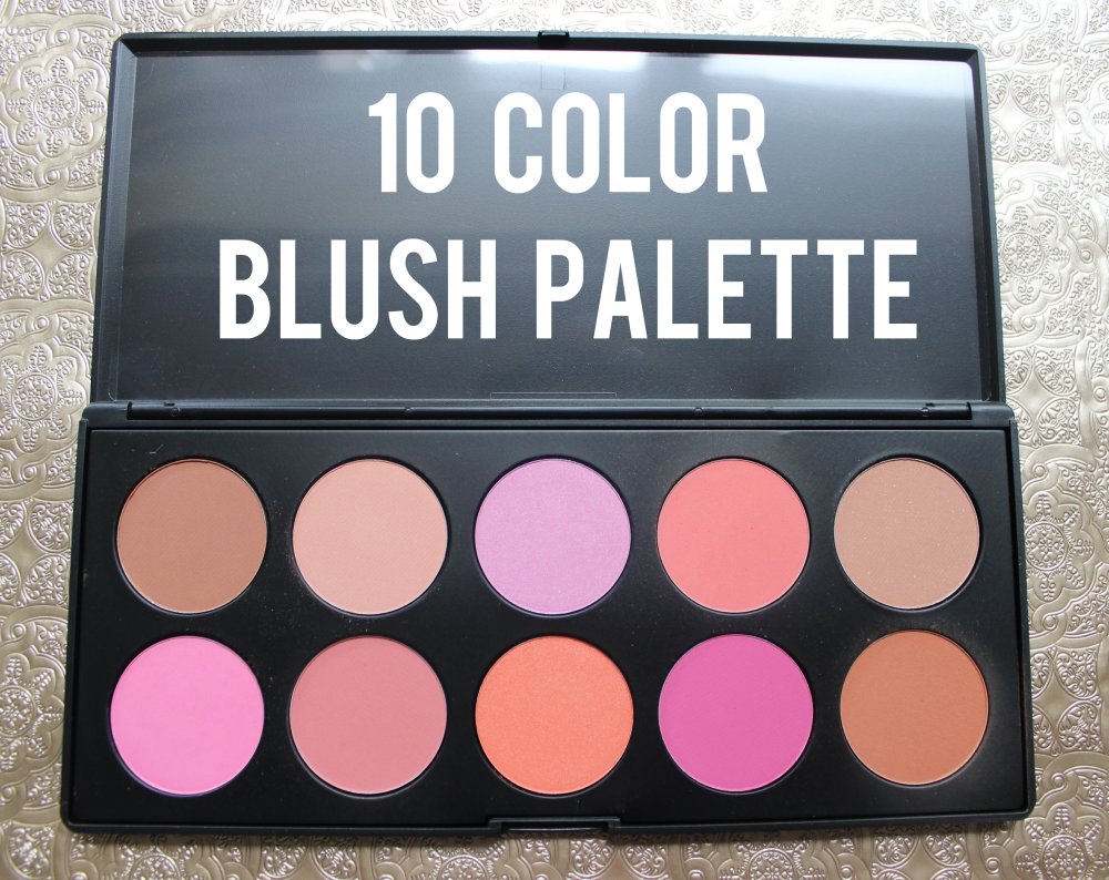 10 Color Blush Palette