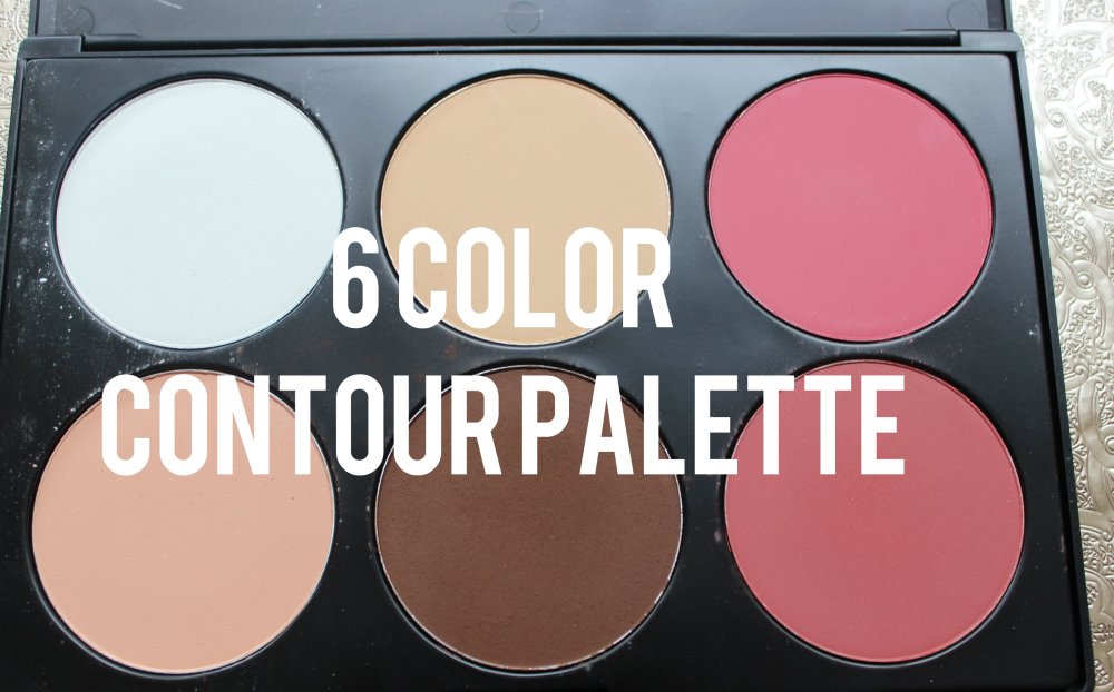 6 Color Contour and Blush Palette